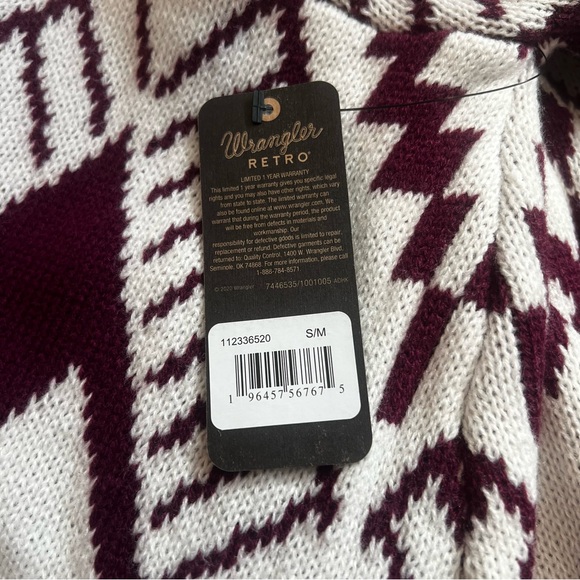 BRAND NEW Wrangler Retro Western Sweater - Picture 5 of 6